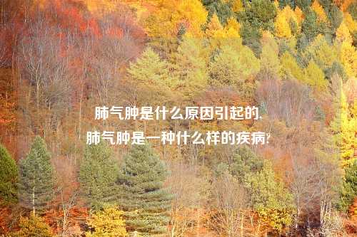肺气肿是什么原因引起的,
肺气肿是一种什么样的疾病?