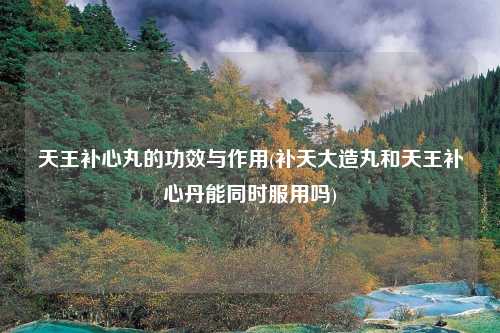 天王补心丸的功效与作用(补天大造丸和天王补心丹能同时服用吗)