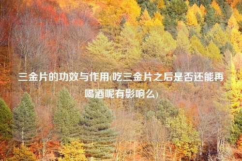 三金片的功效与作用(吃三金片之后是否还能再喝酒呢有影响么)