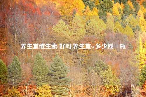 养生堂维生素c好吗,养生堂vc多少钱一瓶
