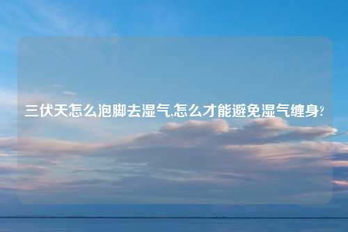 三伏天怎么泡脚去湿气,怎么才能避免湿气缠身?