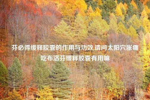 芬必得缓释胶囊的作用与功效,请问太阳穴胀痛吃布洛芬缓释胶囊有用嘛