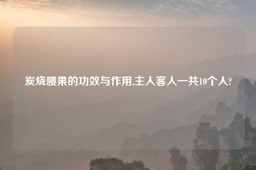 炭烧腰果的功效与作用,主人客人一共10个人?