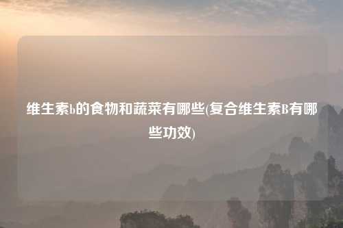维生素b的食物和蔬菜有哪些(复合维生素B有哪些功效)