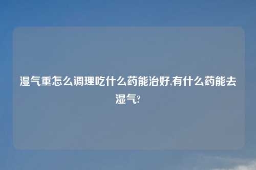 湿气重怎么调理吃什么药能治好,有什么药能去湿气?