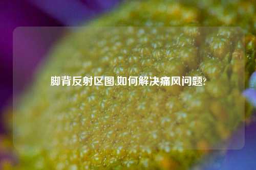 脚背反射区图,如何解决痛风问题?