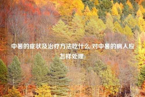 中暑的症状及治疗方法吃什么(对中暑的病人应怎样处理)