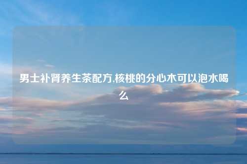 男士补肾养生茶配方,核桃的分心木可以泡水喝么