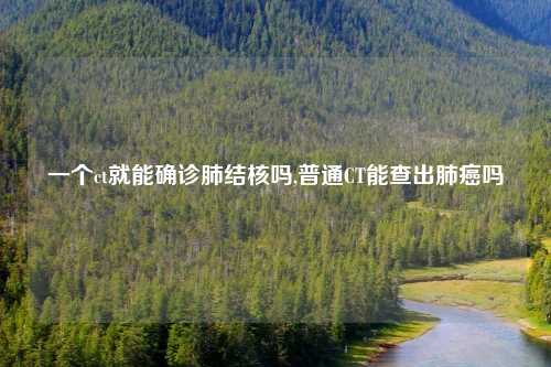 一个ct就能确诊肺结核吗,普通CT能查出肺癌吗