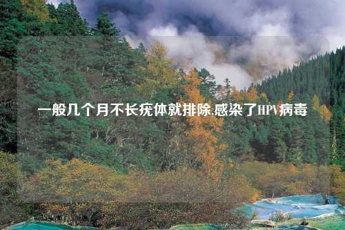 一般几个月不长疣体就排除,感染了HPV病毒