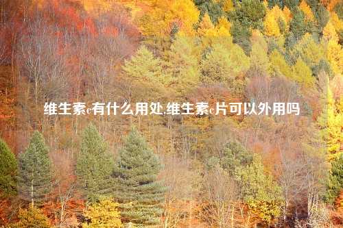 维生素c有什么用处,维生素c片可以外用吗