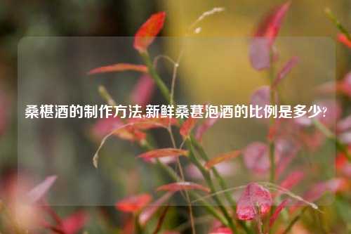 桑椹酒的制作方法,新鲜桑葚泡酒的比例是多少?