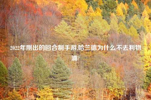 2022年刚出的回合制手游,哈兰德为什么不去利物浦?