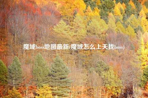 魔域boss地图最新(魔域怎么上天找boss)
