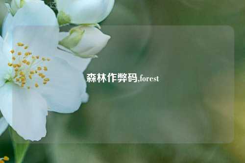 森林作弊码,forest