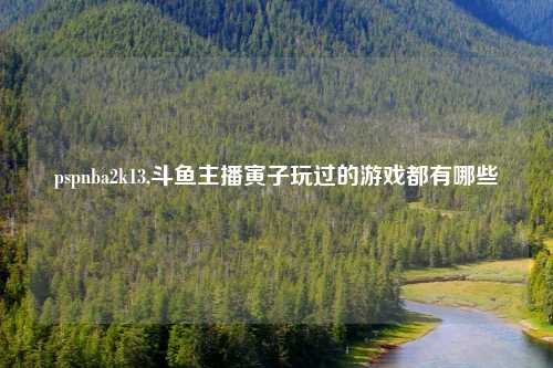 pspnba2k13,斗鱼主播寅子玩过的游戏都有哪些