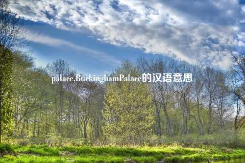 palace,BuckinghamPalace的汉语意思
