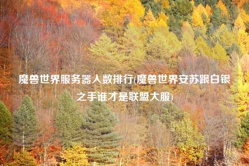 魔兽世界服务器人数排行(魔兽世界安苏跟白银之手谁才是联盟大服)