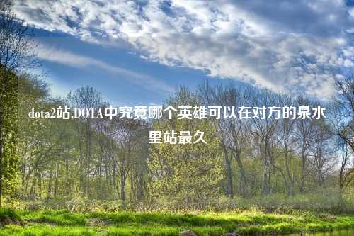 dota2站,DOTA中究竟哪个英雄可以在对方的泉水里站最久