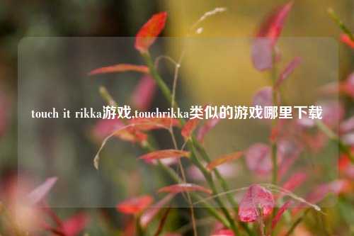 touch it rikka游戏,touchrikka类似的游戏哪里下载