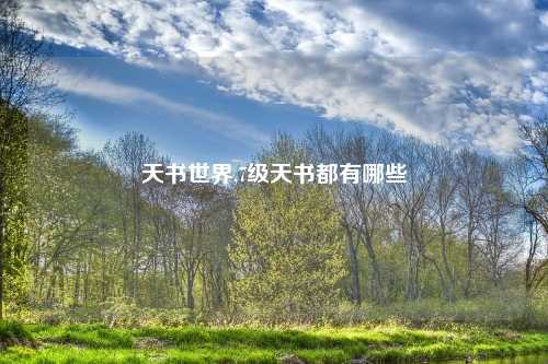 天书世界,7级天书都有哪些