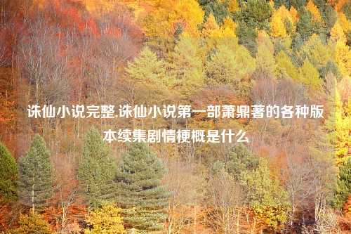诛仙小说完整,诛仙小说第一部萧鼎著的各种版本续集剧情梗概是什么