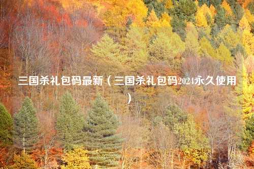 三国杀礼包码最新（三国杀礼包码2024永久使用）