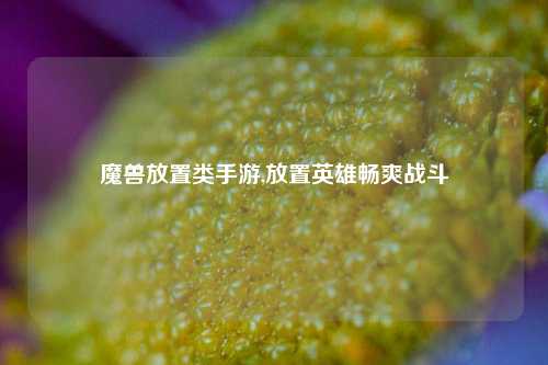 魔兽放置类手游,放置英雄畅爽战斗