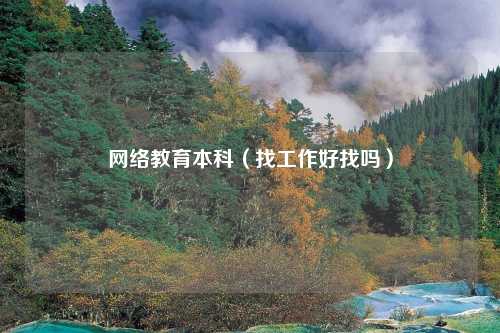 网络教育本科（找工作好找吗）