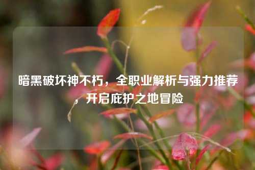 暗黑破坏神不朽，全职业解析与强力推荐，开启庇护之地冒险