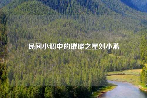民间小调中的璀璨之星刘小燕