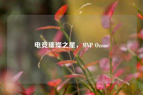 电竞璀璨之星，MVP Ozone