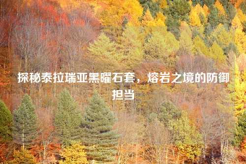 探秘泰拉瑞亚黑曜石套，熔岩之境的防御担当