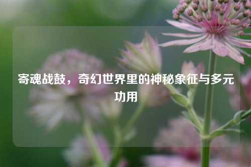 寄魂战鼓，奇幻世界里的神秘象征与多元功用