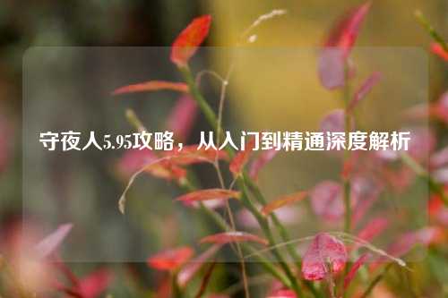 守夜人5.95攻略，从入门到精通深度解析