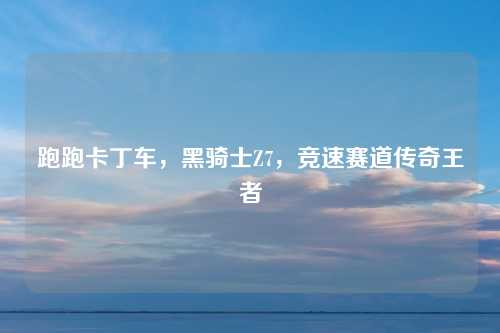跑跑卡丁车，黑骑士Z7，竞速赛道传奇王者