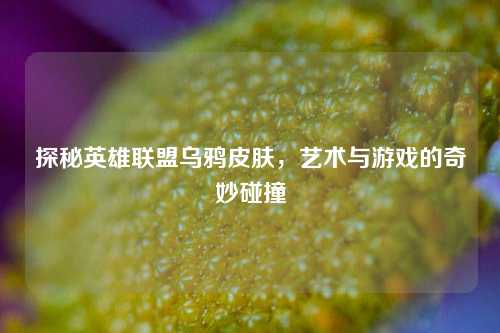 探秘英雄联盟乌鸦皮肤，艺术与游戏的奇妙碰撞