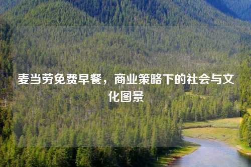 麦当劳免费早餐，商业策略下的社会与文化图景