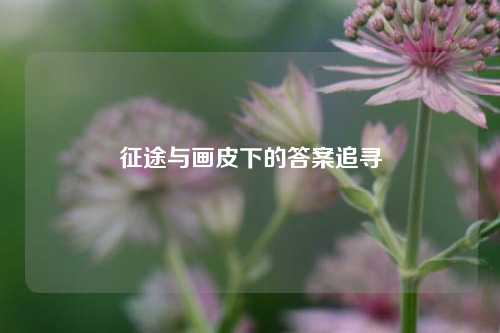 征途与画皮下的答案追寻