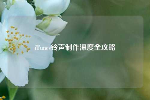 iTunes铃声制作深度全攻略