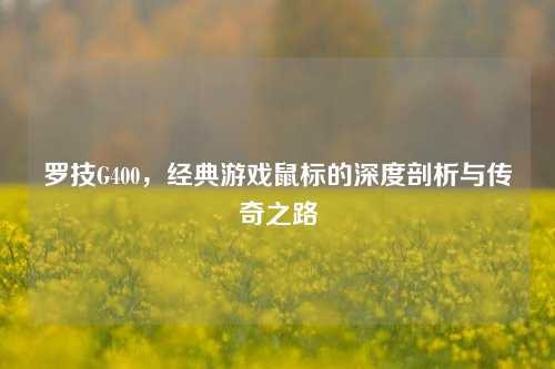 罗技G400，经典游戏鼠标的深度剖析与传奇之路