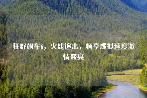 狂野飙车6，火线追击，畅享虚拟速度激情盛宴