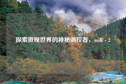 探索微观世界的神秘调控者，miR - 2
