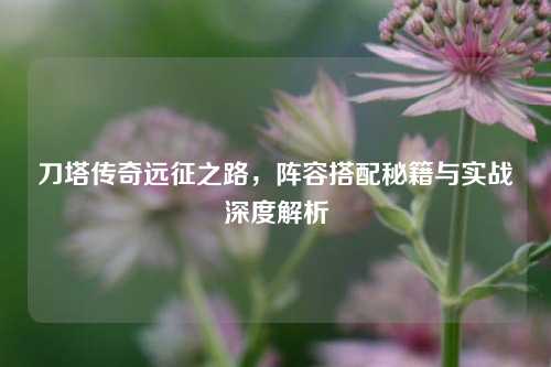 刀塔传奇远征之路，阵容搭配秘籍与实战深度解析
