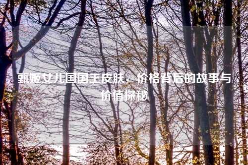 甄姬女儿国国王皮肤,价格背后的故事与价值探秘 甄姬女儿国国王皮肤,价格背后的故事与价值探秘