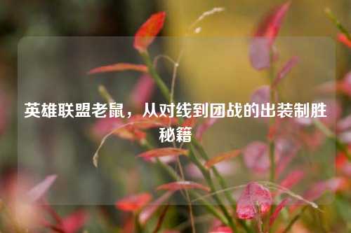 英雄联盟老鼠,从对线到团战的出装制胜秘籍 英雄联盟老鼠,从对线到团战的出装制胜秘籍