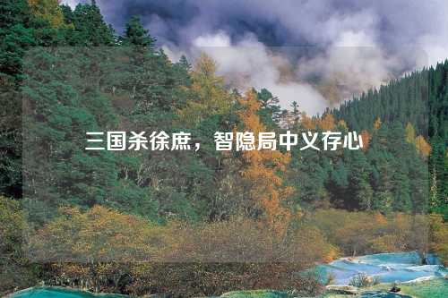 三国杀徐庶，智隐局中义存心