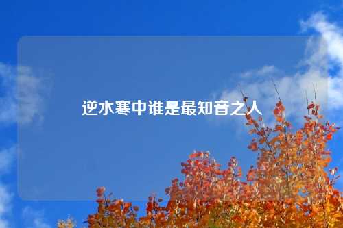 逆水寒中谁是最知音之人