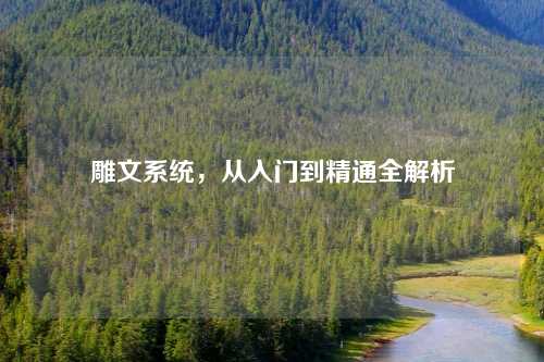 雕文系统，从入门到精通全解析