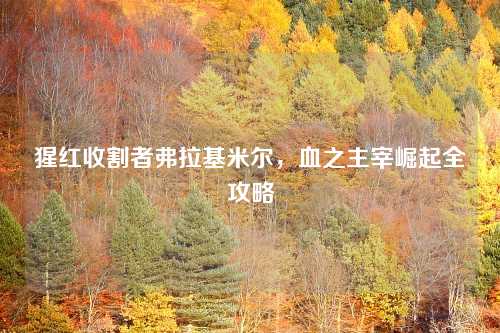 猩红收割者弗拉基米尔，血之主宰崛起全攻略